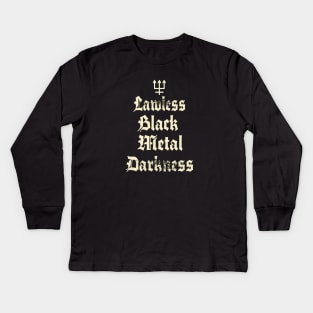 WATAIN  LAWLESS FIRE 2014 2 Kids Long Sleeve T-Shirt